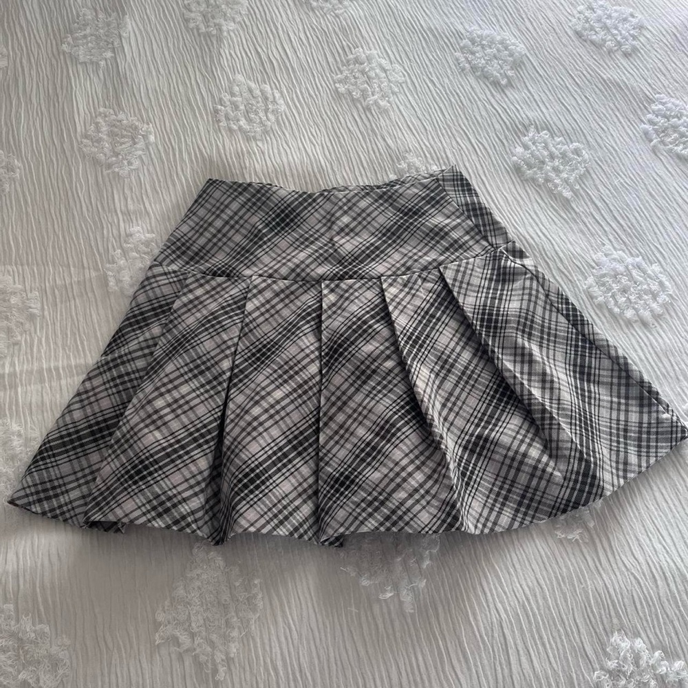 plaid skirt from h&m